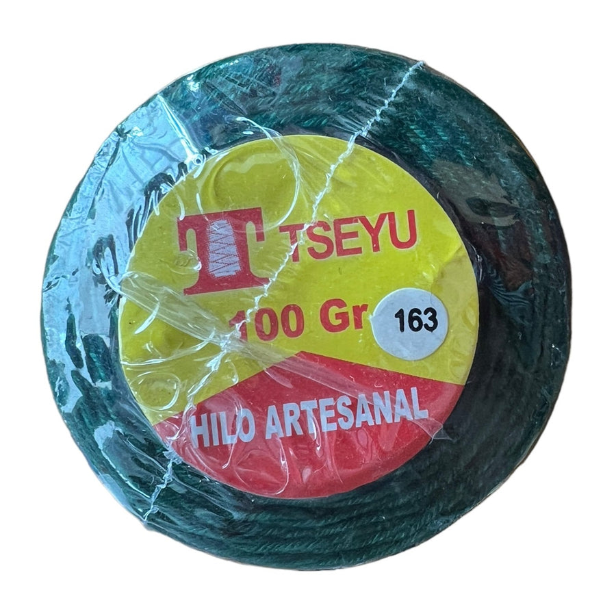 Hilo Artesanal Tseyu Verde Oscuro - 163