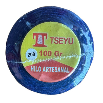 Hilo Artesanal Tseyu Azul Oscuro - 208