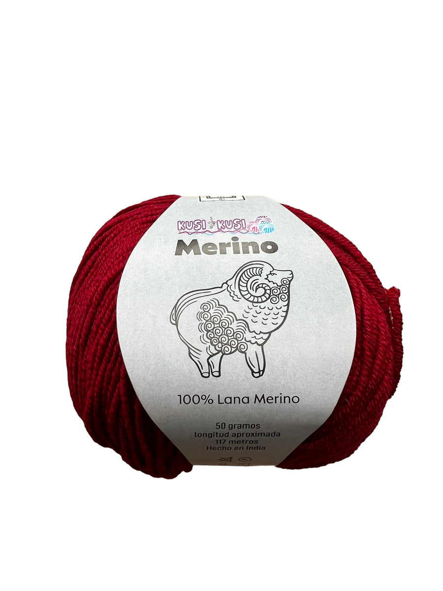 Lana Kusi Kusi Merino Cereza # 373062