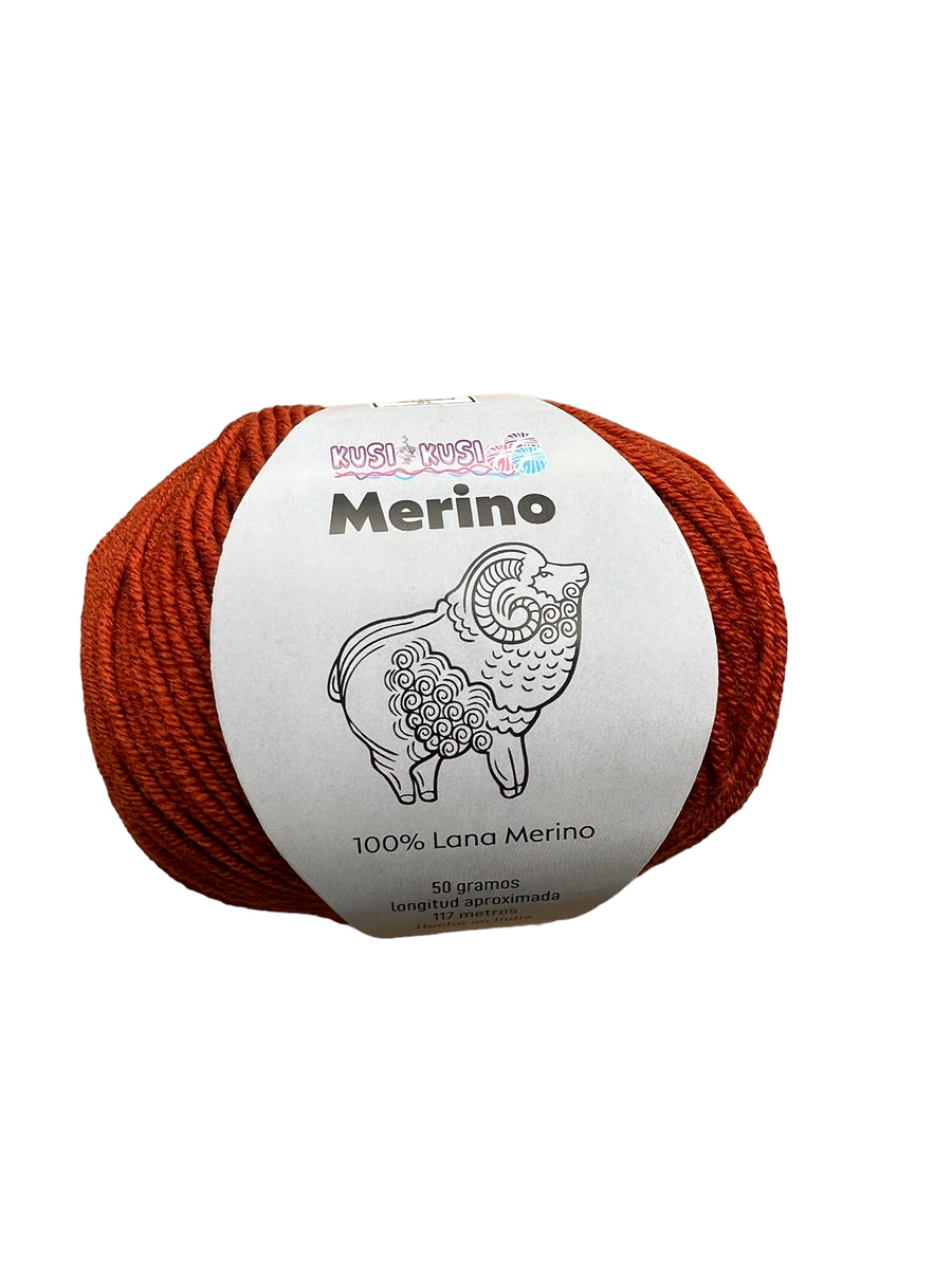 Lana Kusi Kusi Merino Ladrillo # 320468