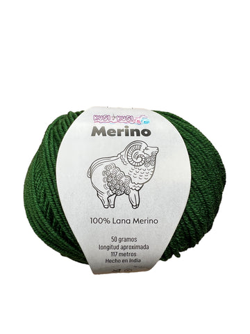 Lanas Kusi Kusi Merino Verde # 340627