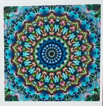 Kit de Pintura con Diamantes 5D - Diamond Paint - Mandala Azul - 30 x 30 cms