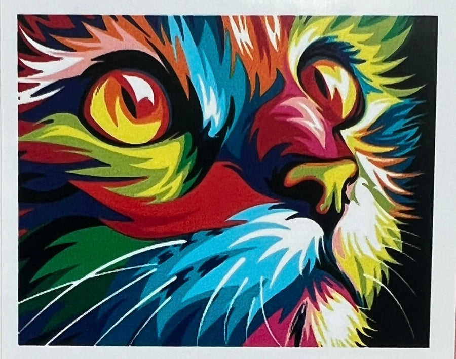 Kit De Pintura De Diamantes 5D Para Niños - Dibujo De Gatos 30x40 Cm, Incluye Diamantes Y Herramientas Completas
