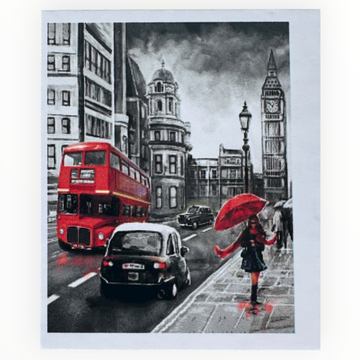 Kit de Pintura con Diamantes 5D - Diamond Paint - Londres - 30 x 40 cm