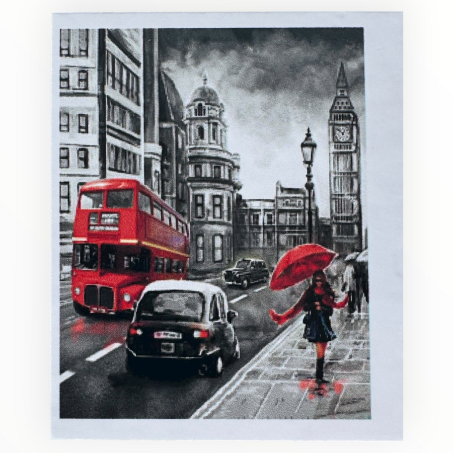 Kit de Pintura con Diamantes 5D - Diamond Paint - Londres - 30 x 40 cm