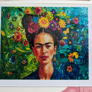 Kit de Pintura con Diamantes 5D - Diamond Paint - Frida - 50 x 40 cms