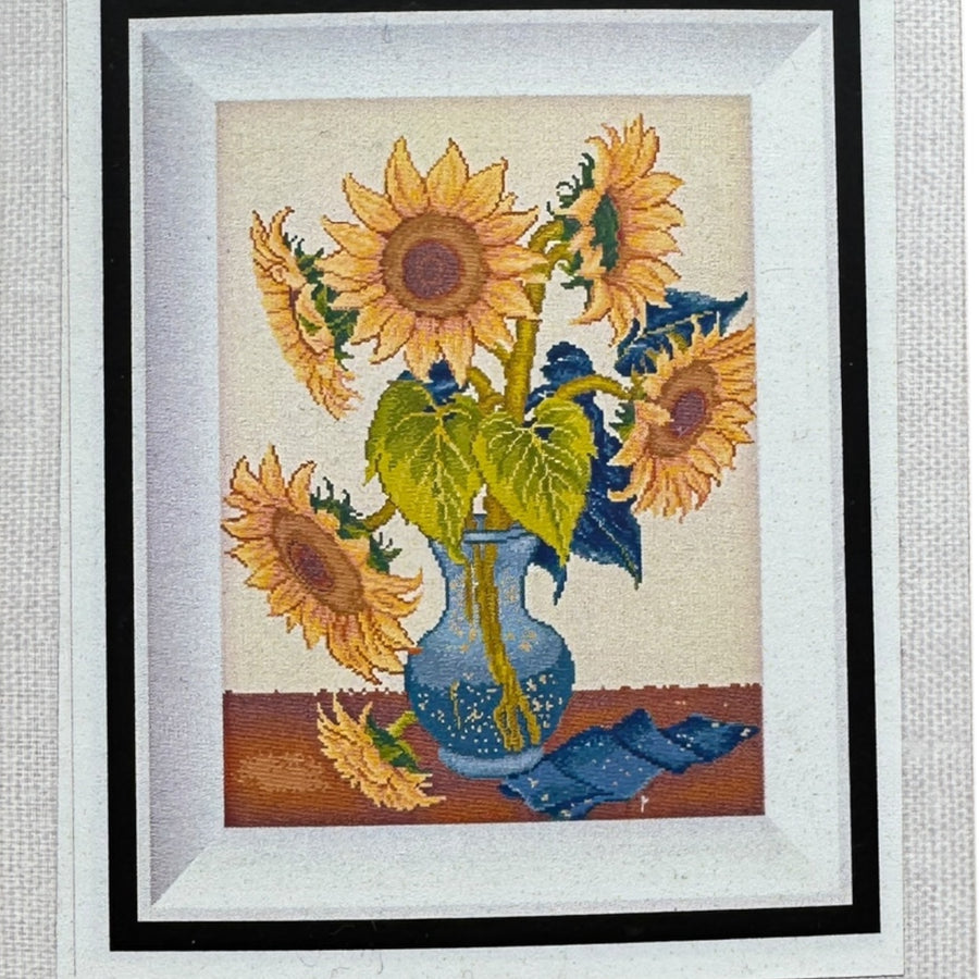 Kit de Punto de Cruz - Girasoles - 40 x 30 cm