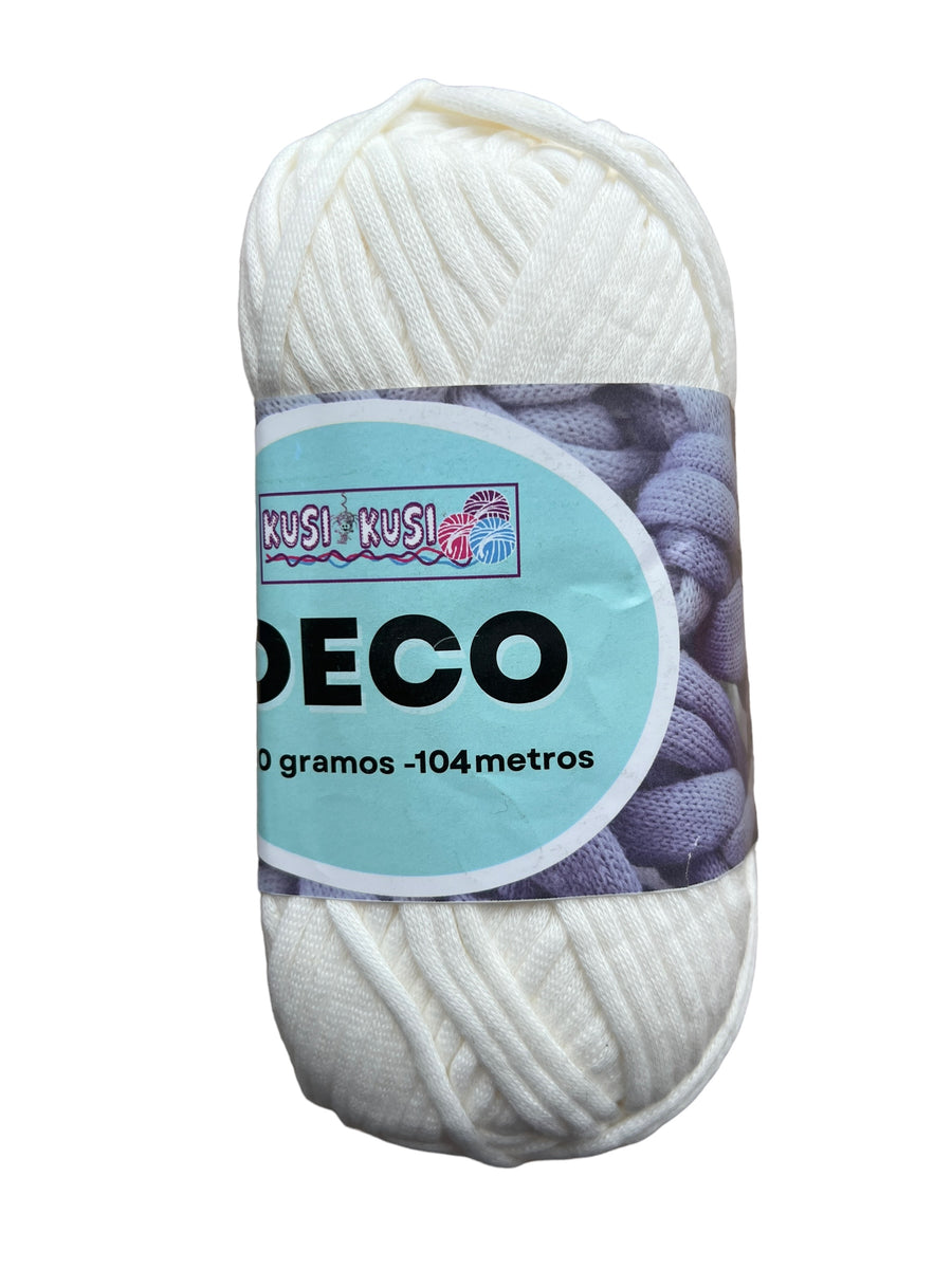 Lana Kusi Kusi Deco Blanco # 01