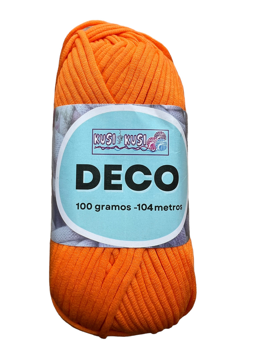 Lana Kusi Kusi Deco Naranja # 08