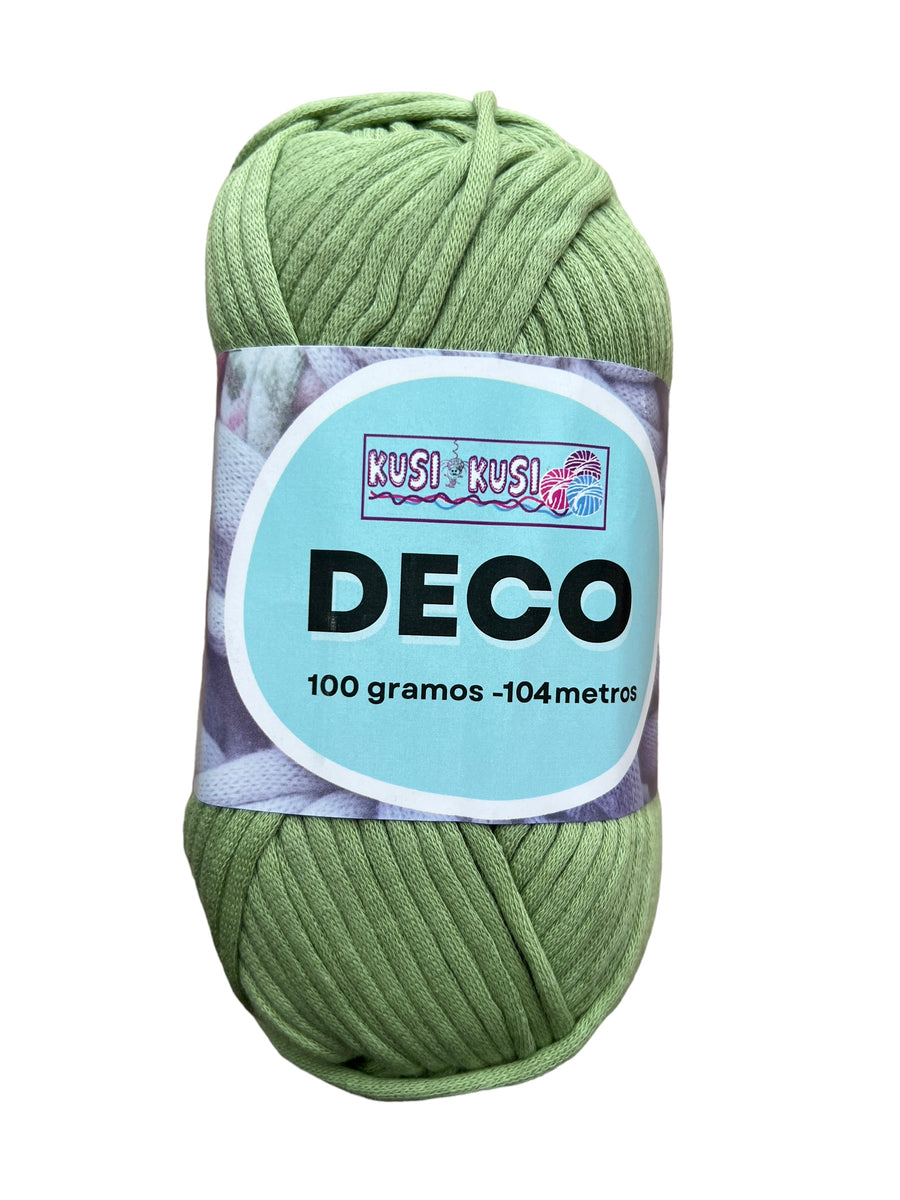 Lana Kusi Kusi Deco Verde Oliva Claro # 16