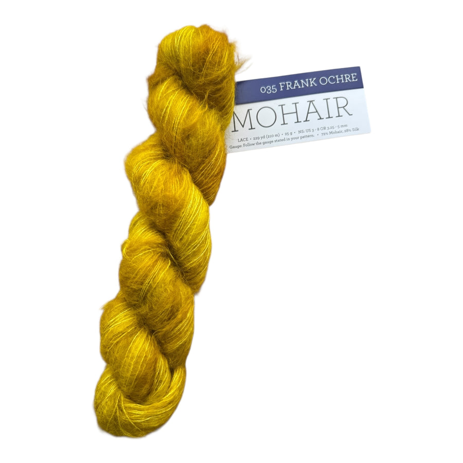 Lana Malabrigo Mohair 035 Frank Ochre - Amarillo Ocre