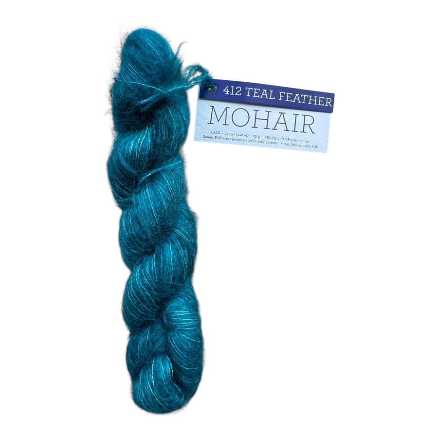 Lana Malabrigo Mohair 412 Teal Feather