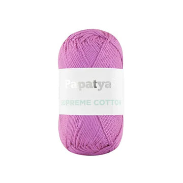 Lana Papatya Cotton Supreme Magenta # 5410 x 50 gramos