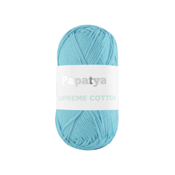 Lana Papatya Cotton Supreme Azul Claro # 5620 x 50 gramos