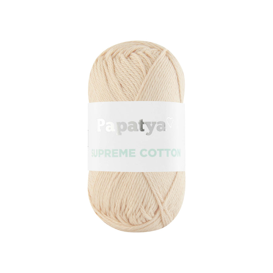 Lana Papatya Cotton Supreme Curuba Claro # 4075 x 50 gramos