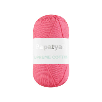 Lana Papatya Cotton Supreme Coral # 4460 x 50 gramos