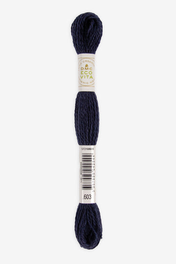 Lana Fina Organica para Bordar DMC Ecovita - 603 - Azul