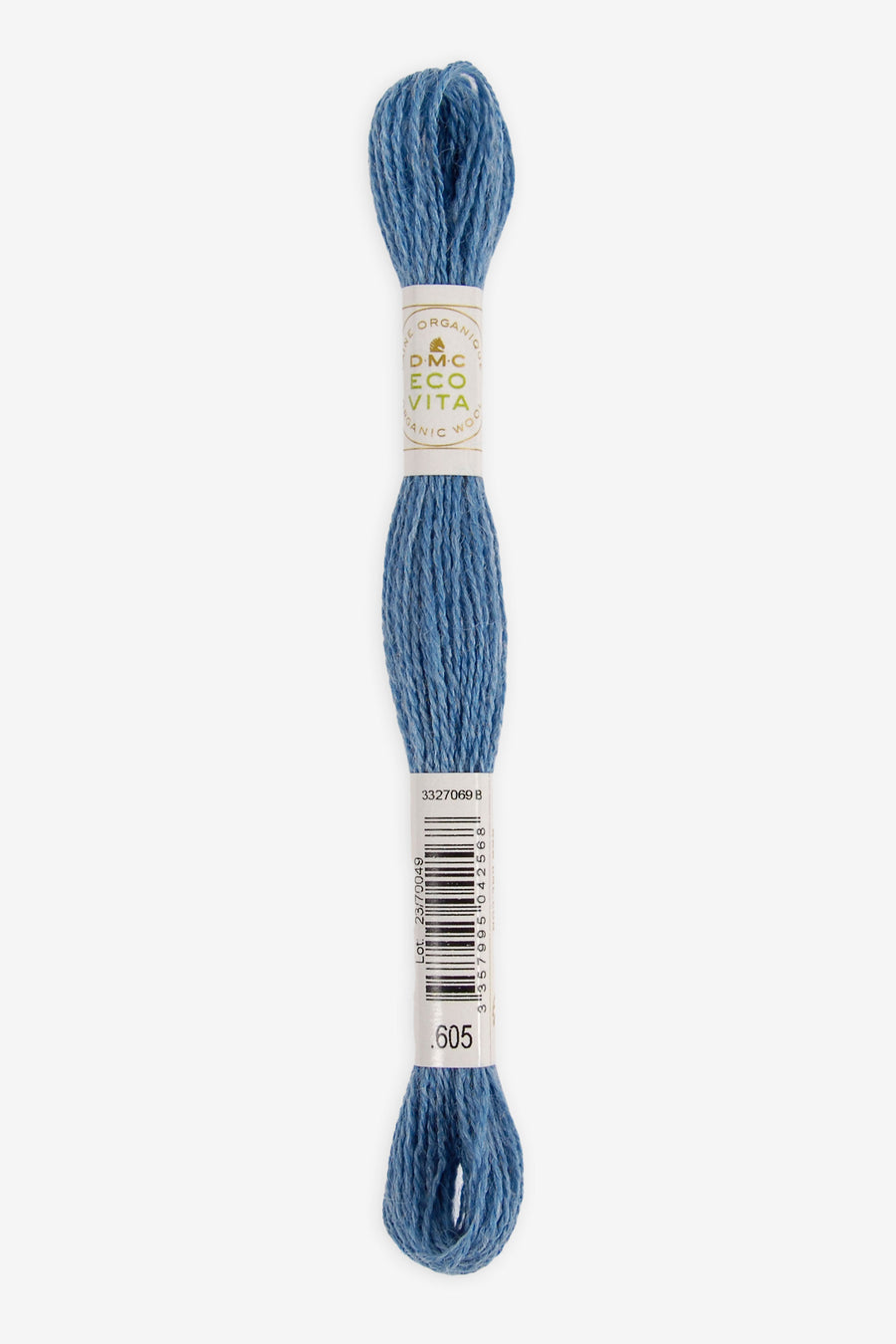 Lana Fina Organica para Bordar DMC Ecovita - 605 - Azul