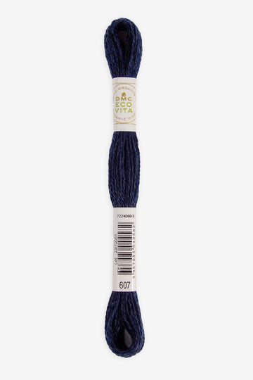 Lana Fina Organica para Bordar DMC Ecovita - 607 - Azul