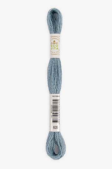 Lana Fina Organica para Bordar DMC Ecovita - 609 - Azul