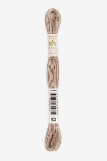 Lana Fina Organica para Bordar DMC Ecovita - 002 - Beige