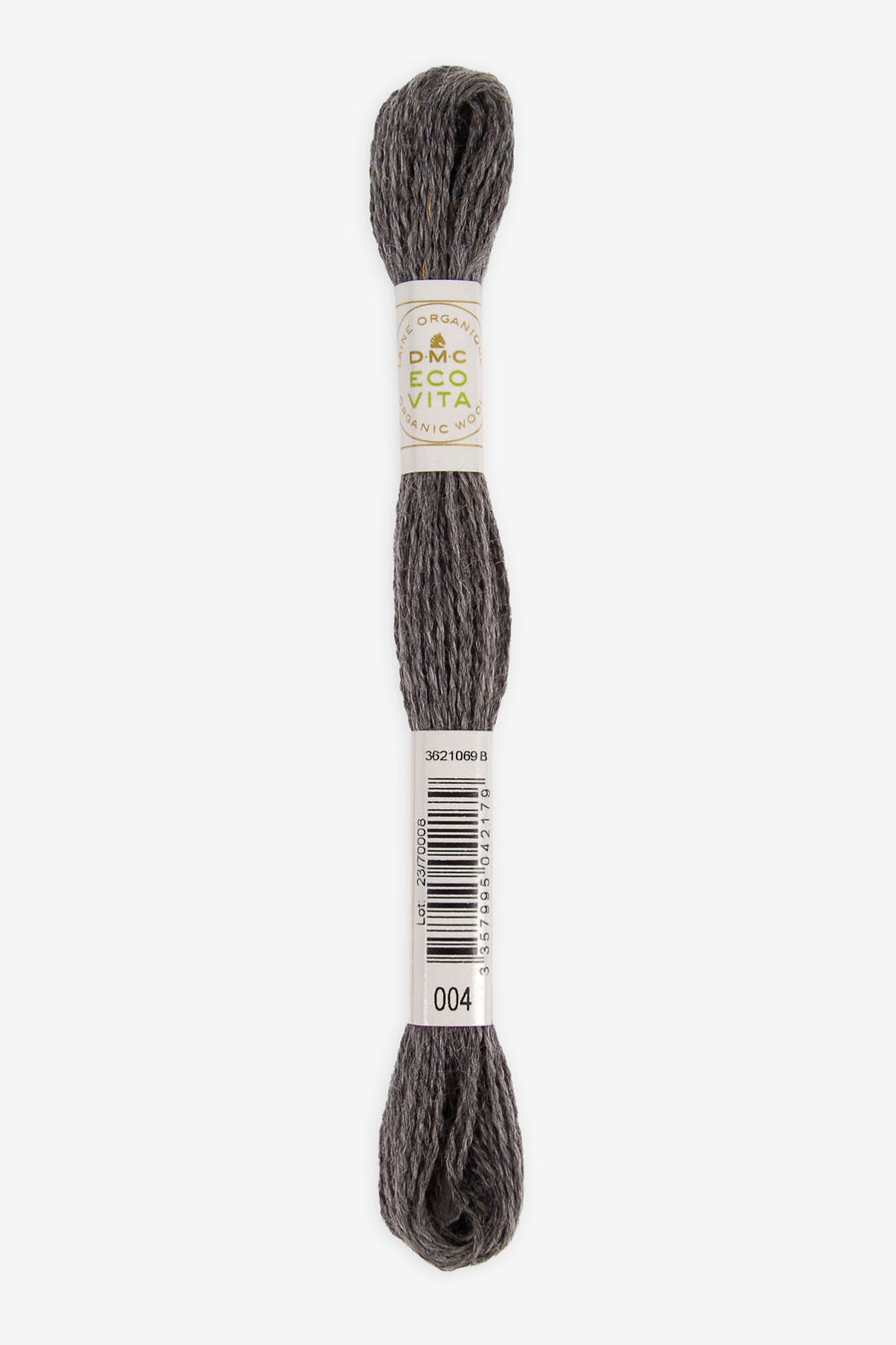 Lana Fina Organica para Bordar DMC Ecovita - 004 - Gris