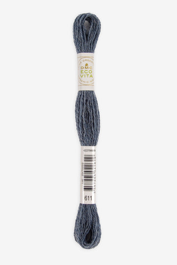 Lana Fina Organica para Bordar DMC Ecovita - 611 - Gris