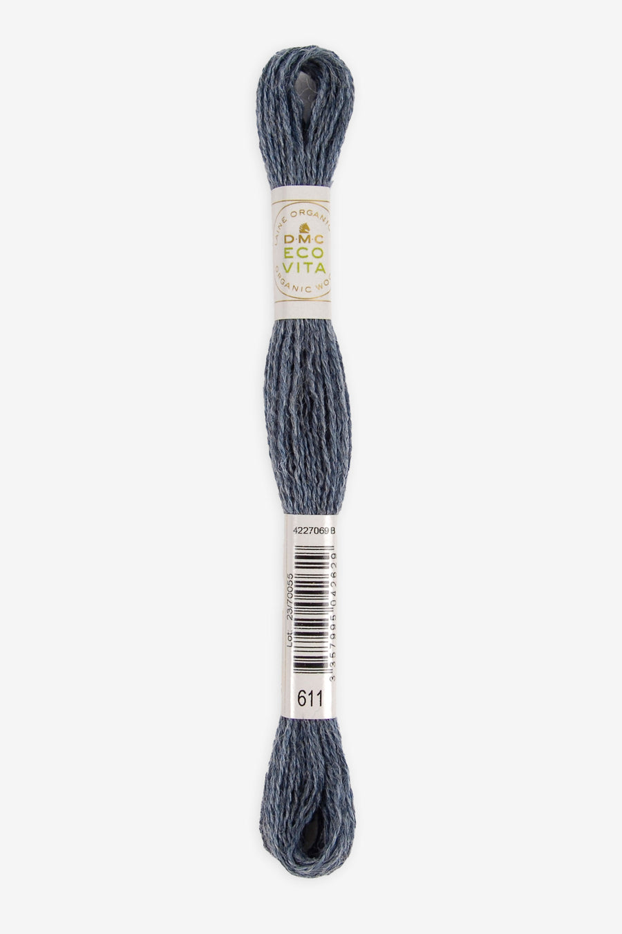 Lana Fina Organica para Bordar DMC Ecovita - 611 - Gris