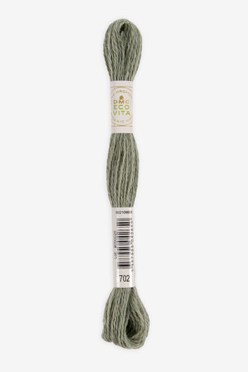 Lana Fina Organica para Bordar DMC Ecovita - 702 - Gris