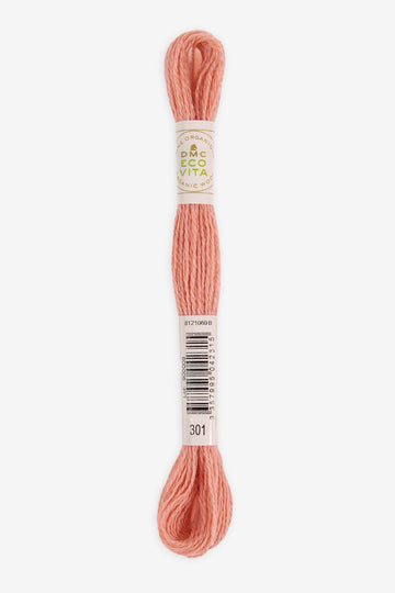 Lana Fina Organica para Bordar DMC Ecovita - 301 - Rosa