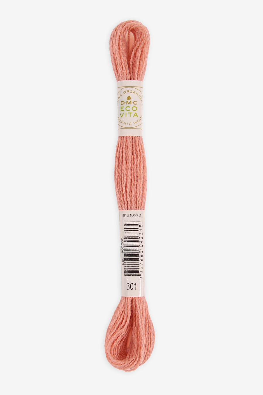 Lana Fina Organica para Bordar DMC Ecovita - 301 - Rosa