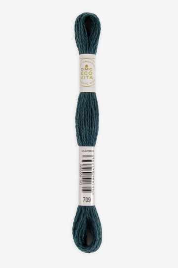 Lana Fina Organica para Bordar DMC Ecovita - 709 - Verde