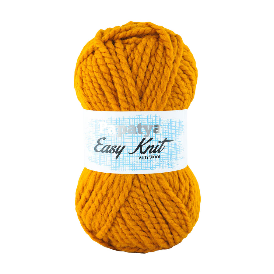 Lana Papatya Easy Knit Amarillo Quemado # 8760