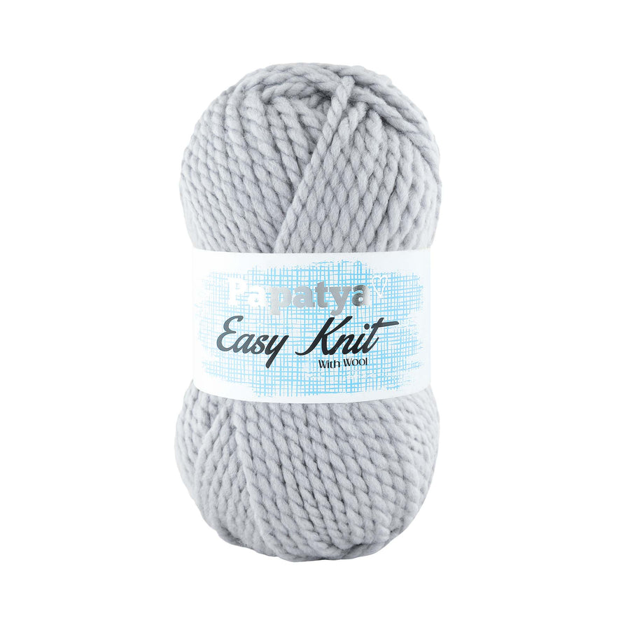 Lana Papatya Easy Knit Gris Claro # 2530