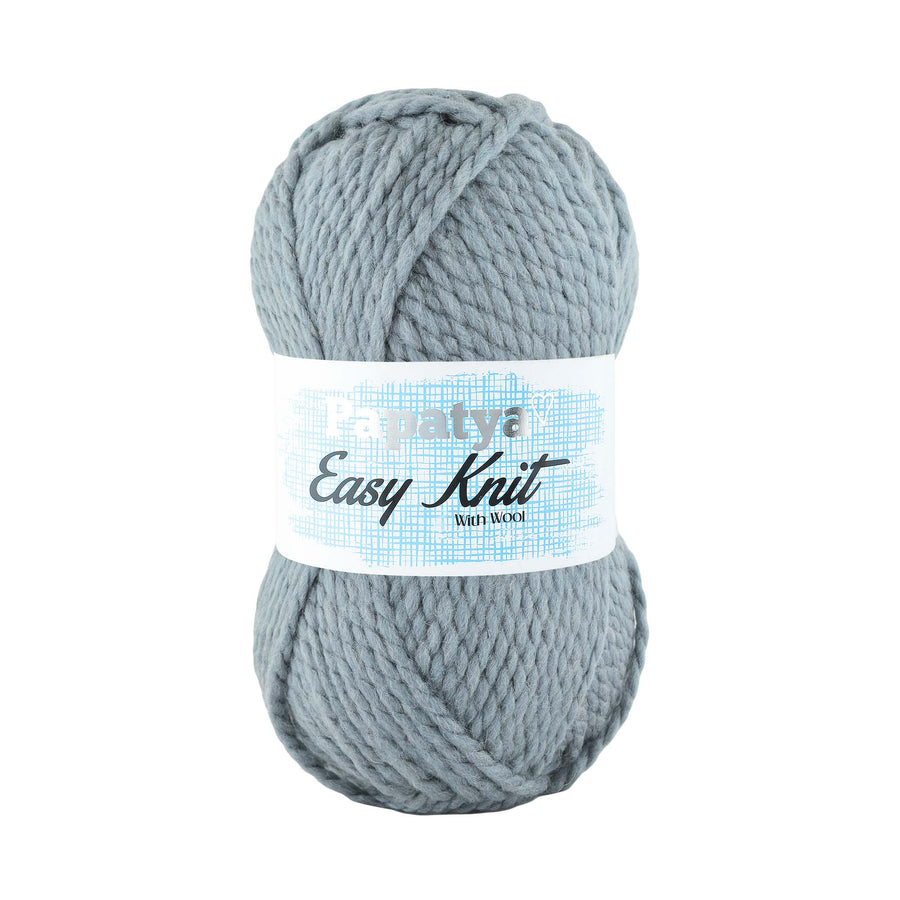 Lana Papatya Easy Knit Gris Oscuro # 2575