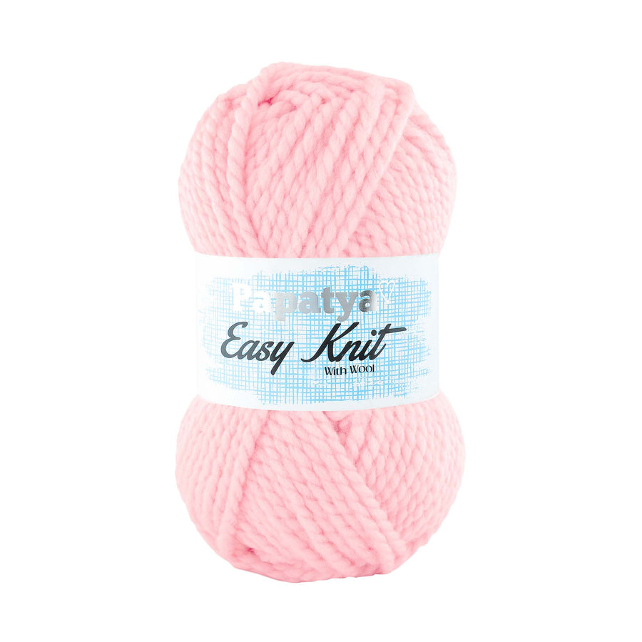 Lana Papatya Easy Knit Rosado Pastel # 4010