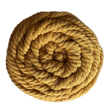 Lana Kusi Kusi Rope/Cuerda Amarillo Ocre 3 mm # 704