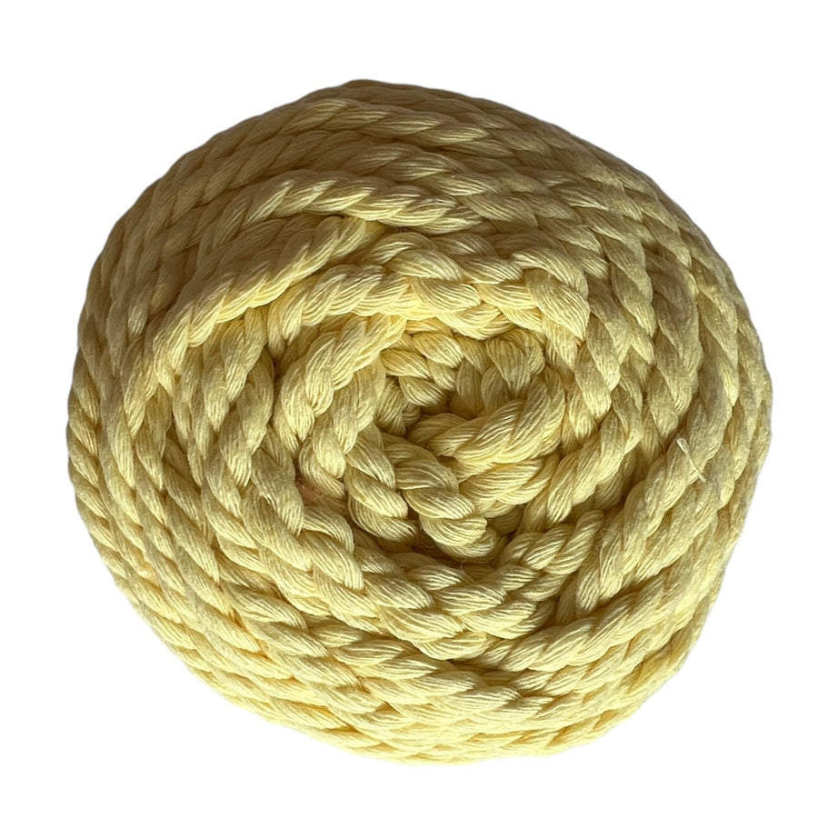 Lana Kusi Kusi Rope/Cuerda Amarillo Pastel 3 mm # 706