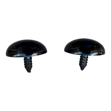Ojos de seguridad negros con seguro 24 mm