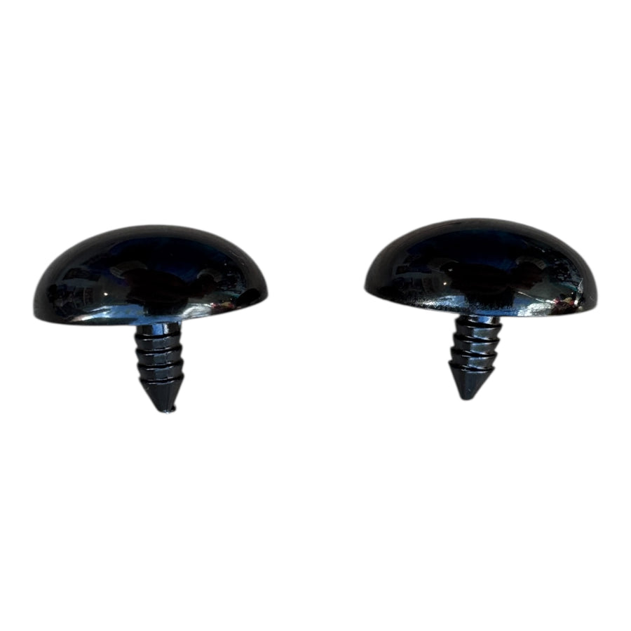 Ojos de seguridad negros con seguro 24 mm
