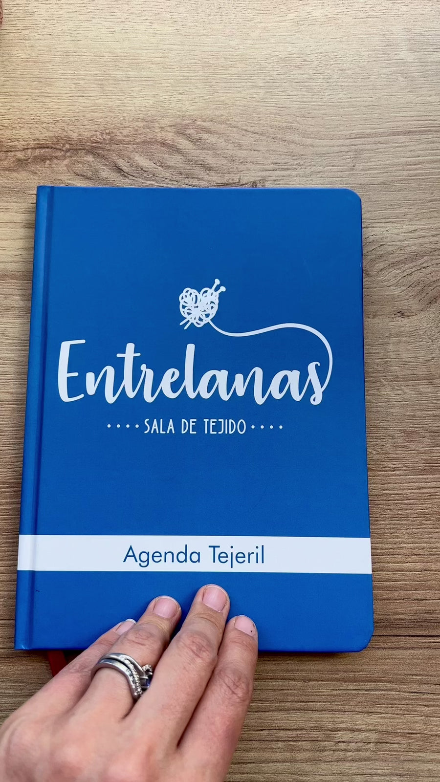 Agenda Tejeril Entrelanas - Para diseñar, apuntar y acordarte de tus proyectos de tejido