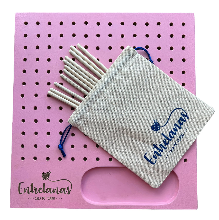Tabla para Bloqueo de Tejido Color Rosado