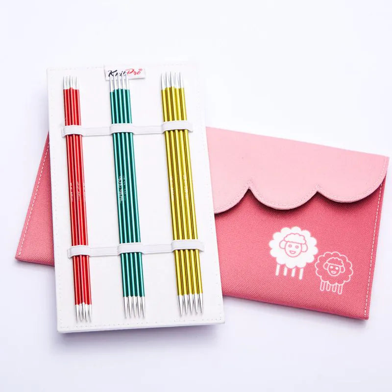 Set de Agujas Doble Punta Knit Pro Zing - 20 cm