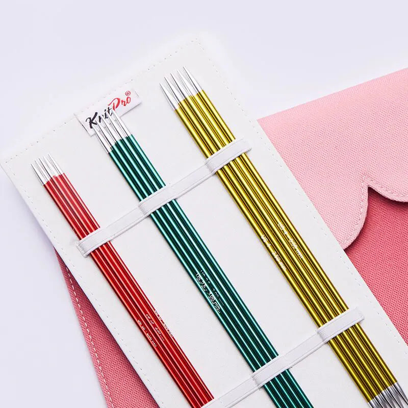 Set de Agujas Doble Punta Knit Pro Zing - 20 cm