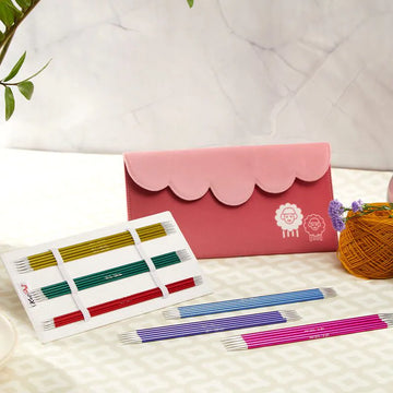 Set de Agujas Doble Punta Knit Pro Zing - 20 cm