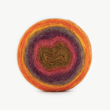 Lana Papatya Angora Cake Colores Cálidos Matizado 604