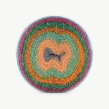 Lana Papatya Angora Cake Colores Matizado 608