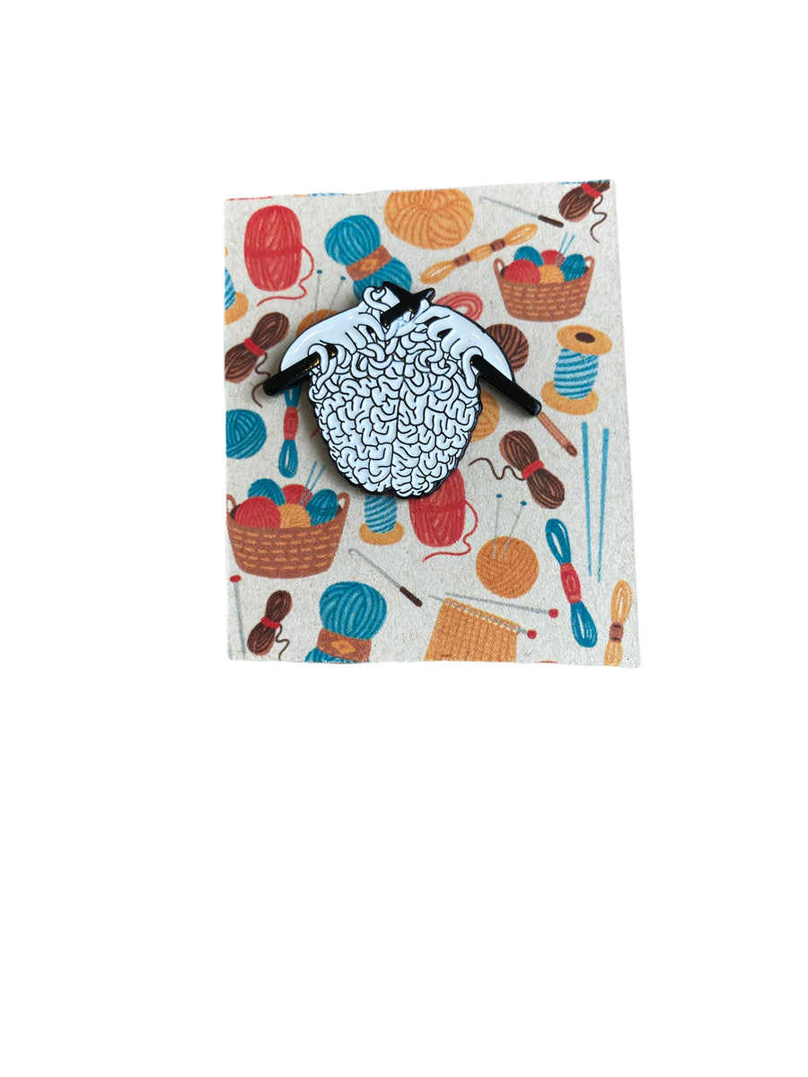 Pin decorativo Cerebro tejido