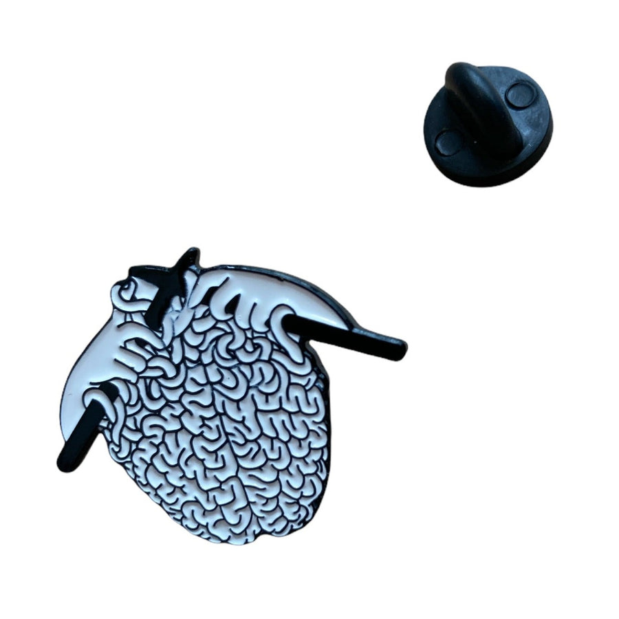 Pin decorativo Cerebro tejido