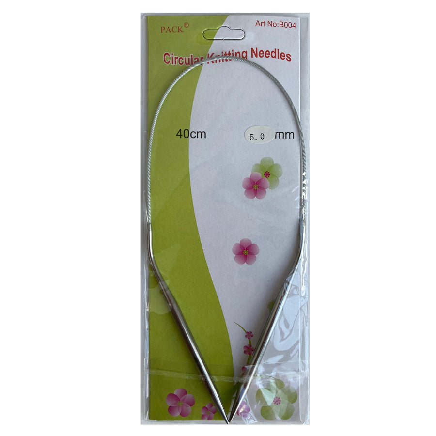 Aguja circular 5 mm - 40 cms